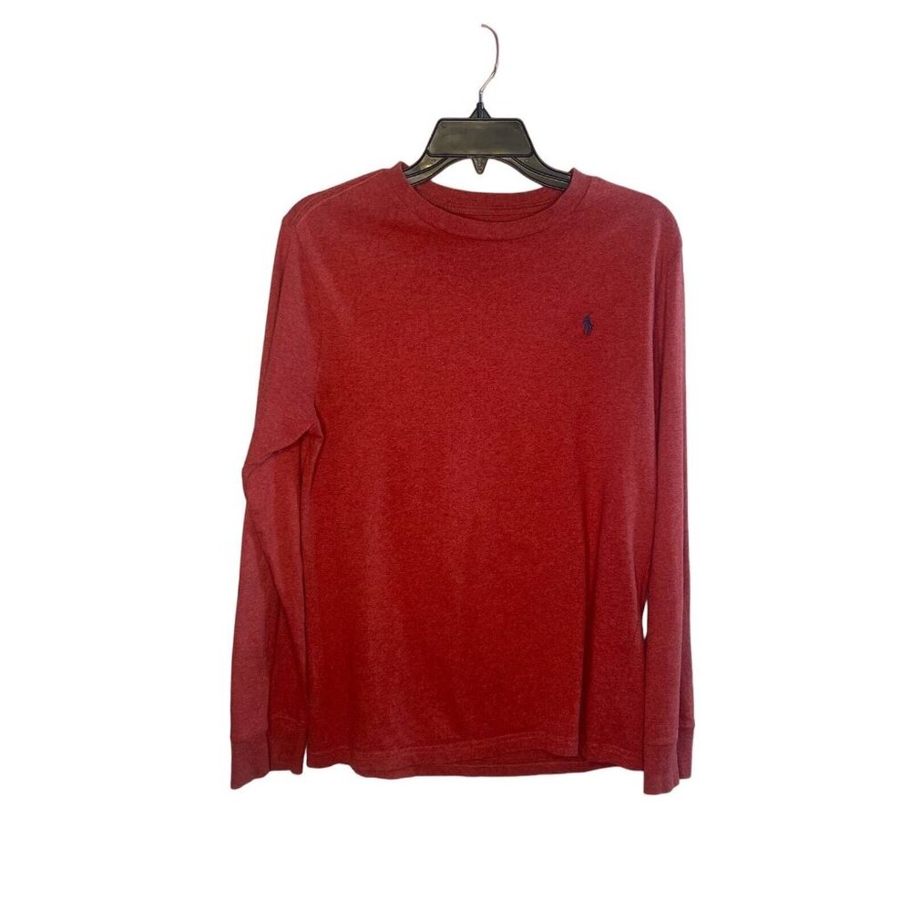 Polo Ralph Lauren Lightweight Sweater Boys Size Large (14/16) Long Sleeve Red